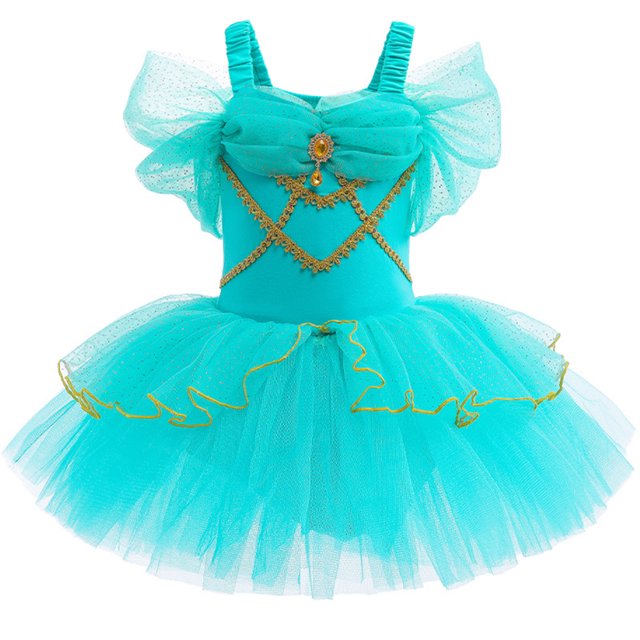 Justaucorps-robe de Ballet une Pièce pour Filles, Tutu, Robe de Princesse, Tenue d'Entraînement, 2 à 8 Ans