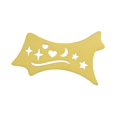 thumbnail image 3 of HILABEE Pochoir Eyeliner en Silicone Portable Réutilisable Outil de Maquillage Multifonctionnel Silicone Jaune, 3 of 9