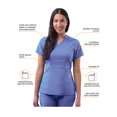 thumbnail image 3 of Adar Pro Scrubs For Women - Tailored Peplum Scrub Top, 3 of 6