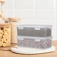 thumbnail image 1 of Storage Containers Transparent Leakproof Bread and Pantry Organizer for Kitchen Countertop Airtight Freshness Seasoning and Flat-Top Storage Solution, 1 of 7