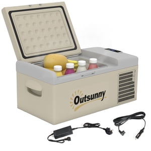 Outsunny 12 Réfrigérateur de voiture Volt, 17QT Refroidisseur électrique de réfrigérateur de voiture