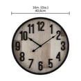 thumbnail image 5 of Home Trends 16" Gray Washed Wall Clock, 5 of 5