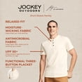 thumbnail image 3 of Jockey Outdoors Men's 100% Cotton Short Sleeve Henley, 3 of 7