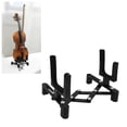 thumbnail image 4 of Foldable Violin Display Stand, ABS Metal Wear Resistant Violin Folding Bracket  For Mandolin For Mini Guitar Black, 4 of 8