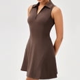 thumbnail image 4 of Amzcrzy Robe de Tennis pour Femmes Entraînement Active Robes Athlétiques pour Femmes Entraînement Golf Robe d'Été avec Poches P-2TG, 4 of 6