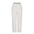 thumbnail image 2 of Birdeem Pantalon Grand Décontracté Mode Ample Couleur Unie Été pour Femmes, 2 of 6
