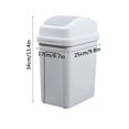 thumbnail image 3 of Chmadoxn Household Garbage Cans Living Room Kitchen Seam Thickened Shaking Lid Press Large Capacity Plastic Cream Wind With Lid Garbage Cans garbage bin, 3 of 3