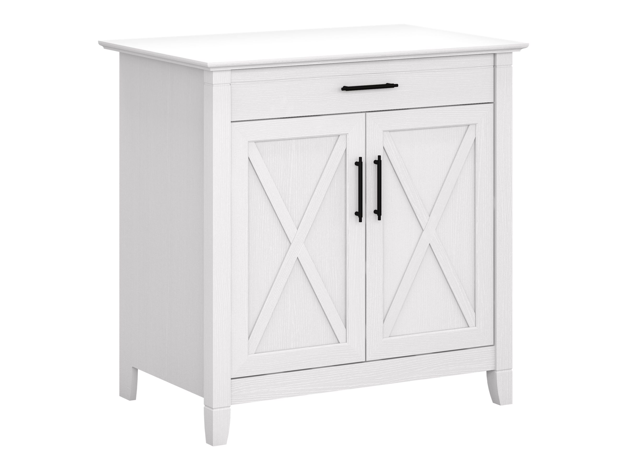 Bush Furniture Key West - Standing desk - pure white oak