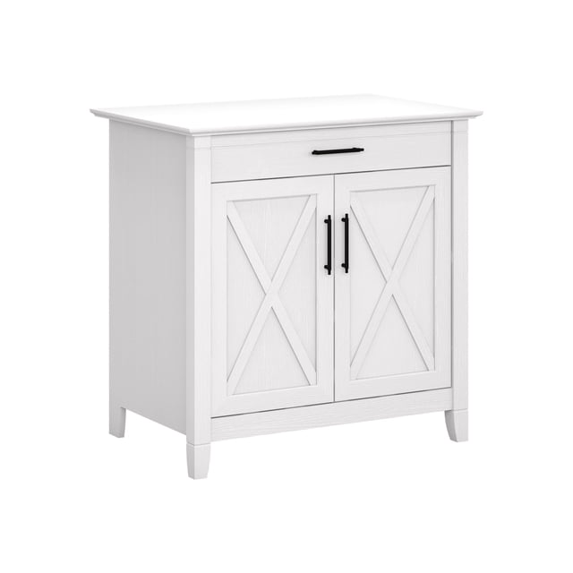 Bush Furniture Key West - Standing desk - pure white oak