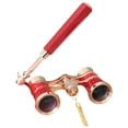 thumbnail image 1 of XZNGL Night Binoculars with Night Vision Opera Glasses 3X25 All Metal White Chrome Plated Night Vision Binoculars with Wide Focusing Angle and High-Definition, 1 of 6