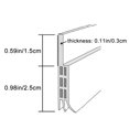 thumbnail image 3 of Door Draft Stopper Door Sweep for Exterior/Interior Doors, Weatherproofing Door Seal Strip Under Door Draft Blocker Seal, Soundproof Door Bottom Weather Stripping, 3 of 9