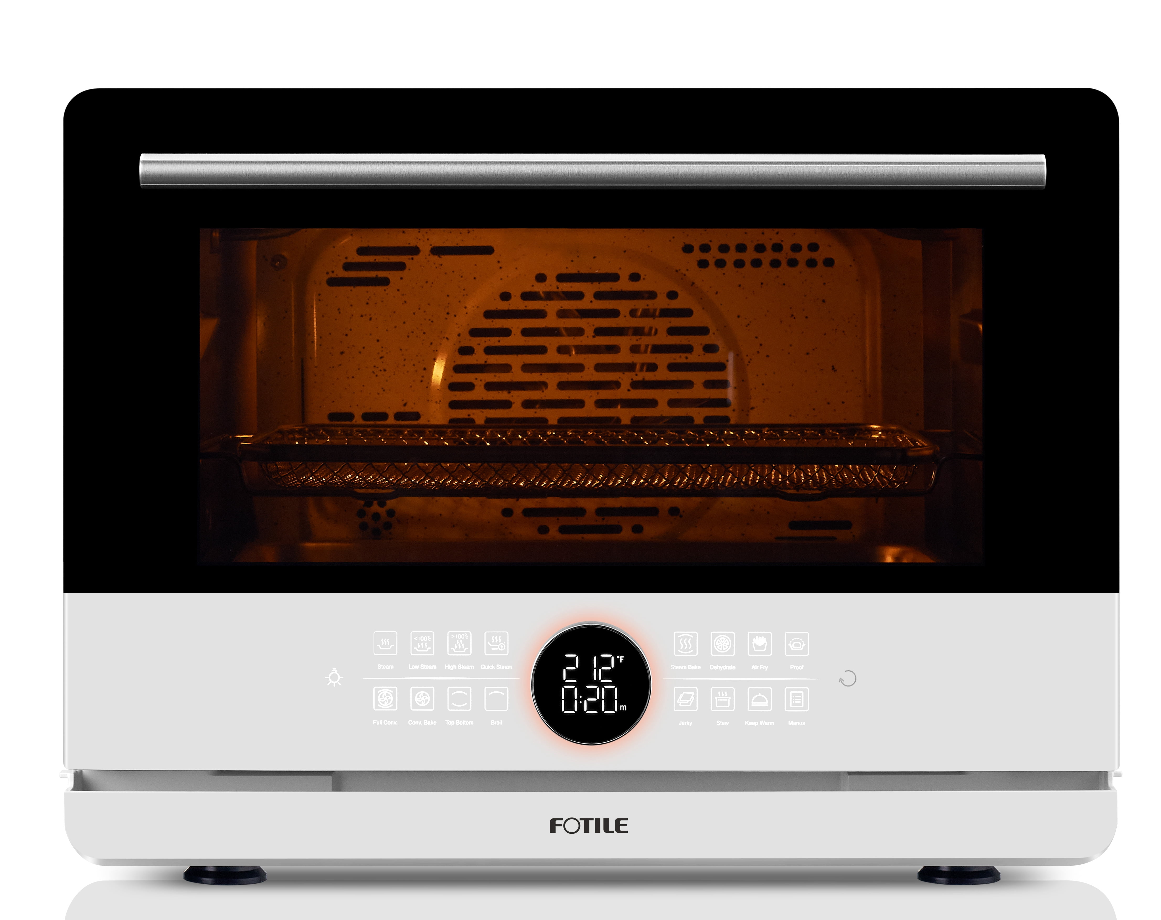 FOTILE HYZK32-E3 | 19" ChefCubii Countertop Combi-Oven | Bake | Steam | Dehydrate | Air Fry | in White