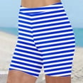 thumbnail image 2 of Plebaso Shorts pour Femmes 2025 Shorts de Plage à Rayures Taille Haute Mode Décontractée Leggings Courts pour Femmes, 2 of 5
