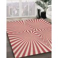thumbnail image 3 of Ahgly Company Machine Washable Indoor Rectangle Transitional Crimson Red Area Rugs, 2' x 4', 3 of 7