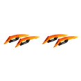 thumbnail image 3 of Wweixi Aerodynamic Spoiler Wing Motorcycle Motorcycle Accessories Durable Aerodynamic orange 2Set, 3 of 6