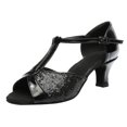 thumbnail image 1 of Chaussures pour Femmes Chaussures Ball Pit Balls 500 Femmes Couleur Mode Rumba Valse Bal Ballroom Latin Salsa Chaussures de Danse Sandales, 1 of 8