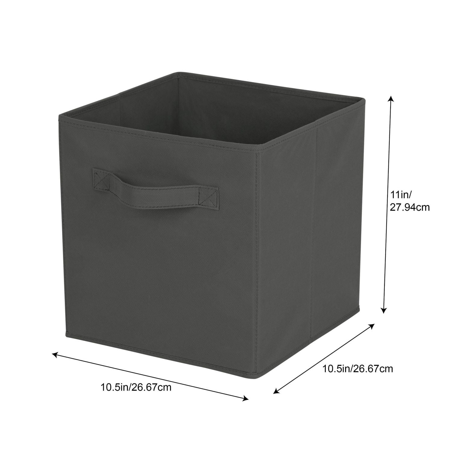 Panier de rangement en tissu Mainstays - Pliable, idéal pour la chambre d'enfant, la salle de jeux, le placard et l'organisation de la maison