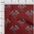 thumbnail image 1 of oneOone Cotton Flex Fabric Bird & Tree Block Print Sewing Fabric BTY 40 Inch Wide, 1 of 4
