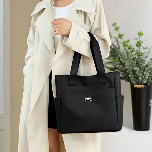 Large Capacity Oxford Cloth Tote Bag for Women, Student Handbag with Waterproof Material and Multiple Pockets