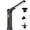 🔥 Black, variant on Sentmoon Waterproof Camping Light Multi Functional COB Magnet Automotive Repair LED Work Light Gift for Anniversary, Birthday, Christmas