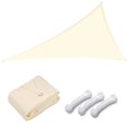 thumbnail image 1 of Yescom 28Ft Triangle Sun Shade Sail Canopy 97% UV Block Commercial Carpark Pool Camping Playground Outdoor Off White, 1 of 10