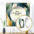 thumbnail image 3 of Designart "Lush Rainforest Rhythms I" 0 Square Mirror For Wall Decor - Large Beige Square Mirror Printed Wall Decor - Tropical Square Living Room Mirror, 3 of 5
