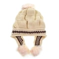 thumbnail image 1 of Fashion Hat Winter Woolen Hat Plus Velvet Ear Protection Hat Women Knitted Hat, 1 of 5