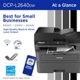 thumbnail image 3 of Brother DCP-L2640DW Business-Ready Monochrome Multifunction Laser Printer with Print, Copy and Scan, Mobile Printing, 700 Prints In-box and Available Toner Subscription, 3 of 9