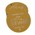thumbnail image 1 of Inkdotpot 50 Pack Real Silver Foil Paper Tag ThankYou For Celebrating With Me Birthday Favor Hang Tag, 1 of 6
