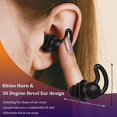 thumbnail image 2 of 2 Paires de Bouchons d'Oreilles Réducteurs de Bruit pour Dormir Confortables Réutilisables en Silicone Bouchons d'Oreilles Antibruit, 2 of 5