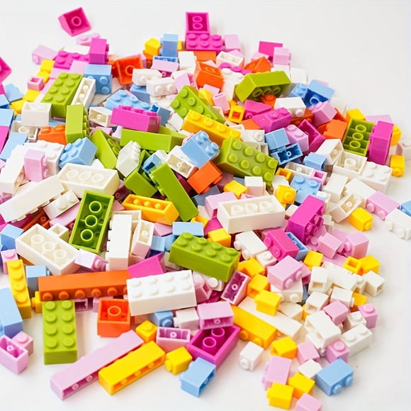 500 Pcs Blocs de Construction Éducatifs Assemblés pour Enfants, Jouets d'Éveil pour