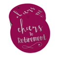 thumbnail image 1 of Inkdotpot Cheers To Retirement Bottle Tag Real Silver Foil Favor Hang Tags Pack Of 50, 1 of 6