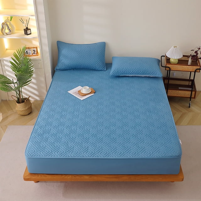 Water Proof Bed Hats Piece Thickened Cotton Mattress Protector Fall and Winter Bedspread Bed Sheet