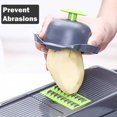 thumbnail image 4 of Pro Vegetable Chopper with Container and 7 Sharp Blades  Veggie Slicer Dicer with, 4 of 7