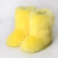 thumbnail image 1 of Bottes pour Femmes Mode Couleur Imitation Plus Cachemire Bottes de Neige d'Hiver en Liquidation, 1 of 7