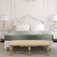 thumbnail image 2 of Unique Bargains Satin Silk Fitted Bed Sheet with Deep Pocket Ultra Luxury Smooth, 2 of 7