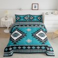 thumbnail image 1 of Erosebridal Boho Aztec Bedding Twin Comforter Set, Retro Geometry Down Comforter, Tribal Hippie Style Decor, 2pcs, 1 of 7
