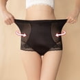 thumbnail image 2 of B91xZ Culottes Bikini Sans Couture Imprimées pour Femmes, G Noir, 2 of 5
