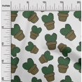 thumbnail image 2 of oneOone Polyester Lycra Dark Green Fabric Cactus Sewing Craft Projects Fabric Prints By Yard 56 Inch Wide, 2 of 5