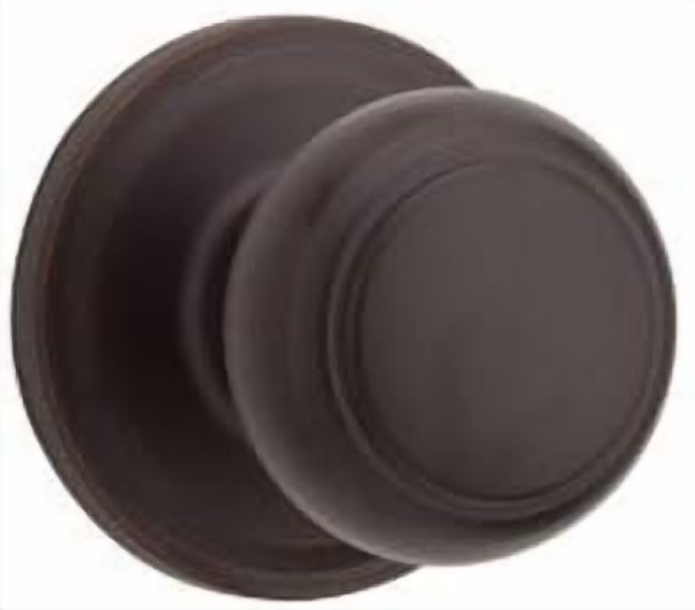 Troy Matte Front Door Knob with Lock and Key Exterior/Interior Door Handles with Lock Keyed Entry Door Knobs for Front Door Bedroom Bathroom & Office Traditional Home Décor