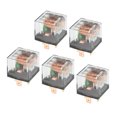 thumbnail image 1 of Unique Bargains 5 Pcs Waterproof Relay DC 12V 60A 4 Pin Relay Car Charge Case Universal Durable Plastic Transparent, 1 of 7
