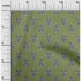 thumbnail image 1 of oneOone Cotton Flex Fabric Leaves & Floral Block Printed Craft Fabric BTY 40 Inch Wide, 1 of 4