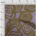 thumbnail image 2 of oneOone Cotton Flex Dark Olive Green Fabric Abstract Floral Sewing Craft Projects Fabric Prints By Yard 40 Inch Wide, 2 of 4