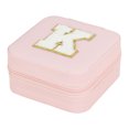 thumbnail image 2 of TopLLC Storage Bins 26 Letters Earring Jewelry Display Storage Box Case Organizer Flannel Tray Holder Gift Storage Bags, 2 of 3
