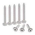 thumbnail image 1 of Unique Bargains M4 x 35mm 304 Stainless Steel Phillips Hex Washer Self Tapping Screws 25 Pack, 1 of 4