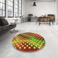 thumbnail image 4 of Ahgly Company Machine Washable Indoor Rectangle Transitional Green Area Rugs, 7' x 9', 4 of 7