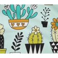 thumbnail image 5 of oneOone Cotton Poplin Fabric Leaves & Floral Block Printed Craft Fabric BTY 42 Inch Wide, 5 of 5
