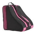 thumbnail image 1 of jinwen Sac à Chaussures de Patinage Portable Bandoulière Réglable et Poignée Supérieure Sac à Main Rose Maille Rose, 1 of 9