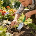 thumbnail image 3 of Garden Trowels Hand Tool for Men Women Stainless Steel Plastic Handle Pointed Shovel Rake for Planting Weeding 2 Pc, 3 of 6