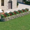thumbnail image 1 of vidaXL Gabion Lit Surélevé Fer Galvanisé 600x100x50 cm, 1 of 5